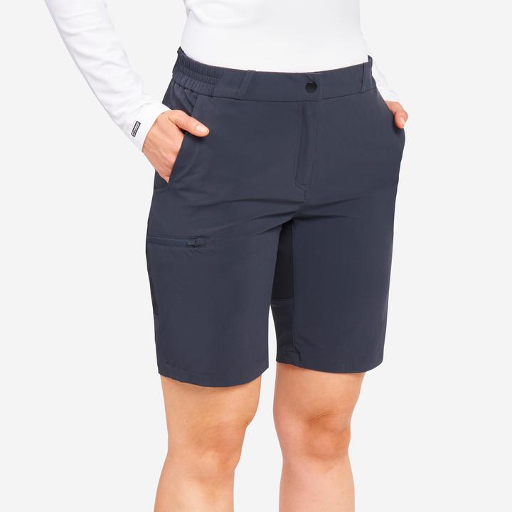 Image du produit Tribord Short de voile déperlant Femme - Sailing 500 gris foncé (44)