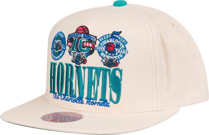 Actual product image Mitchell & Ness Snapback Cap - RETRO FRAME Charlotte Hornets
