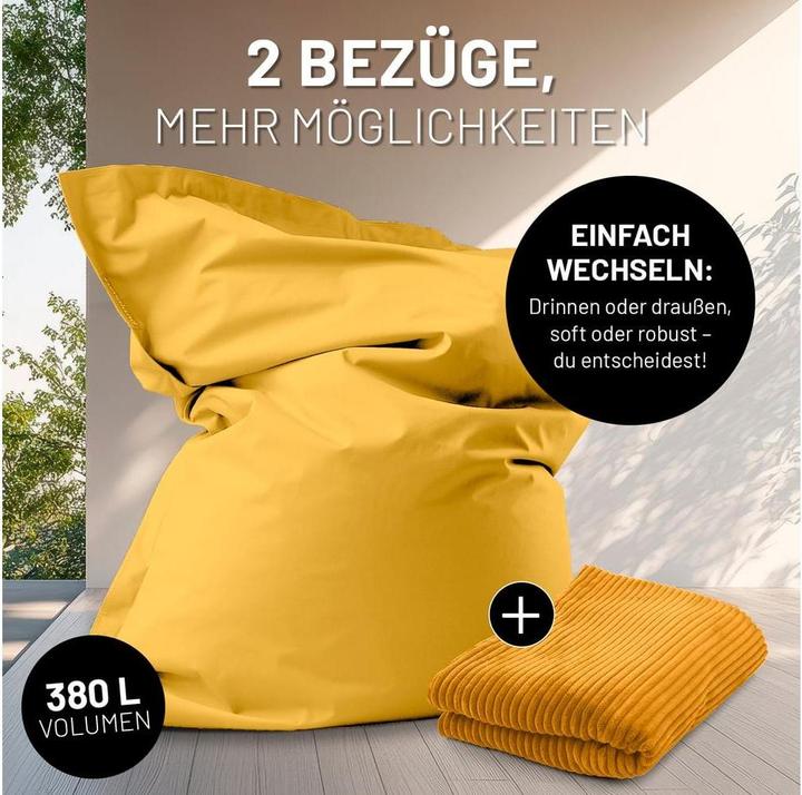 Produktbild Lumaland Sitzsack + Cordhülle