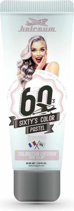 Produktbild Hairgum SIXTY'S COLOR hair color #milky pink 60 ml (#Milky Pink)