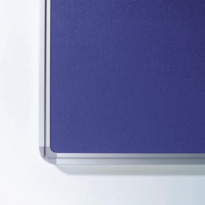 Ultradex Partition board, felt on both sides W2000xH1200xD22mm blue (Bulletin board, 200 x 120 cm)