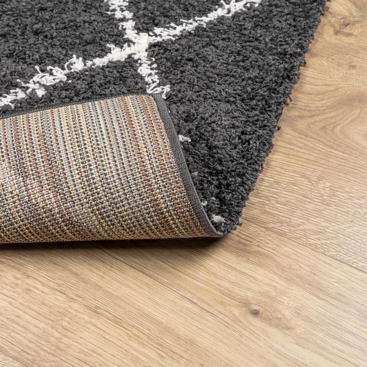 Actual product image vidaXL Shaggy high pile modern carpet (200 x 100 cm)