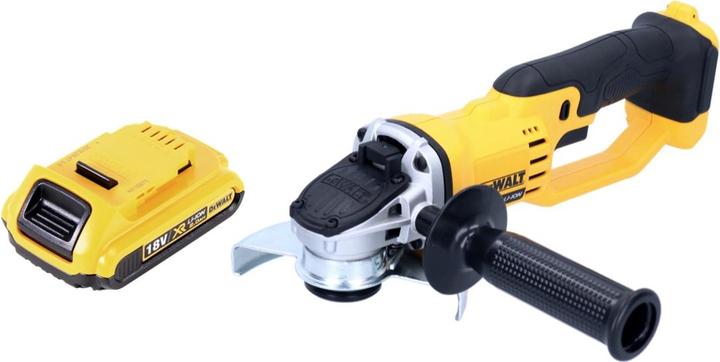 Actual product image DeWalt DCG 412 Battery angle grinder 18V 125mm Solo + 1x battery 2.0Ah - without charger (125 mm)