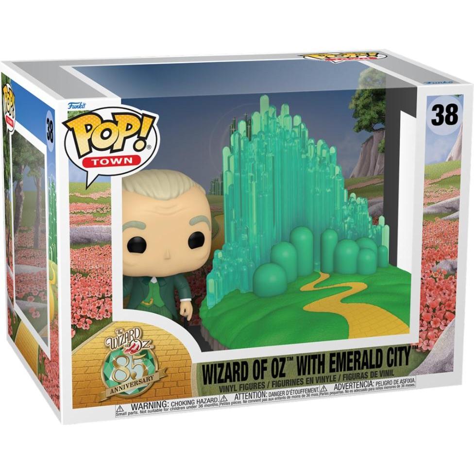Thumbnail - Funko Der Zauberer von Oz POP! Town Vinyl Figur Emerald City w/Wizard 9 cm