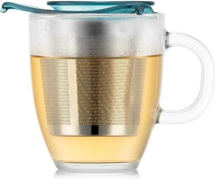 Bodum Glastasse mit Edelstahlfilter (350 ml, 1 x)