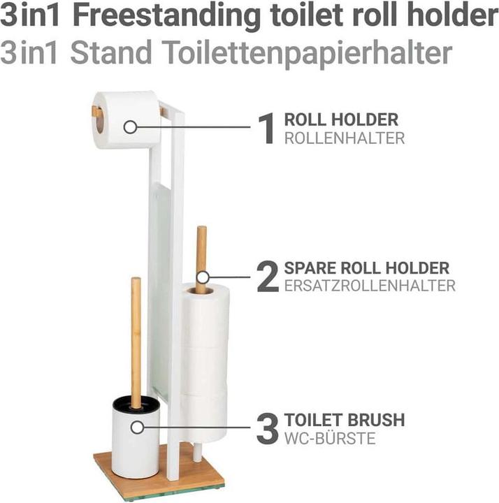 Actual product image Wenko Stand WC-Garnitur Rivalta
