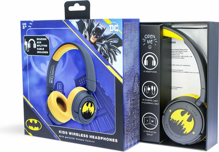 Actual product image OTL Bluetooth Headset w/Perental Control - Batman Gotham City (DC0984)