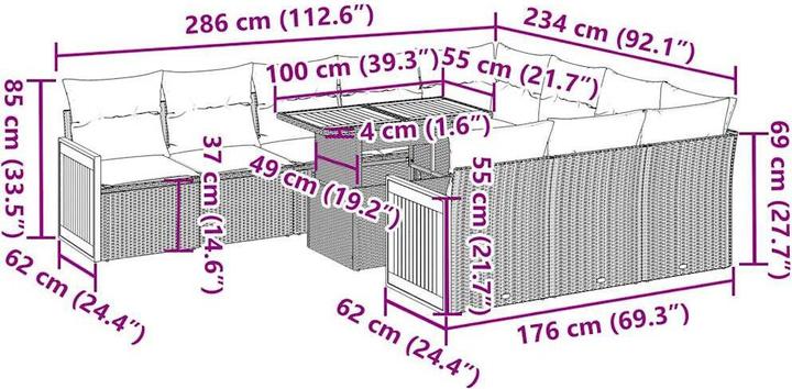 Produktbild vidaXL Kenneth