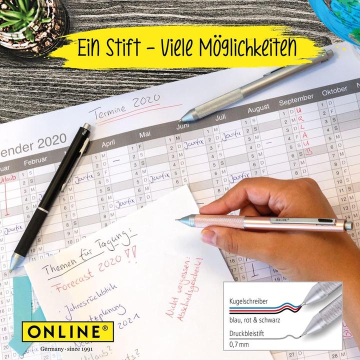 Immagine prodotto Online 4 in 1 Multipen (Argento, 1x)