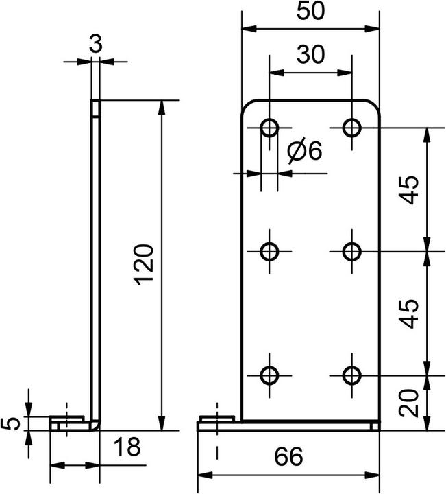 Produktbild Heusser VSSM Beschlagsset für Steigschacht- und Elektrofronten EI30 (1 Stk.)