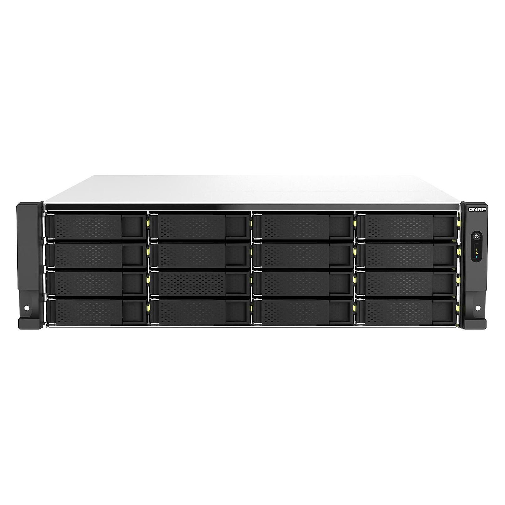 QNAP 4-Bay AL324 quad-core 1.7 GHz rackmount NAS with 250W redundant PSU 2GB DDR4 UDIMM RAM (max 16G