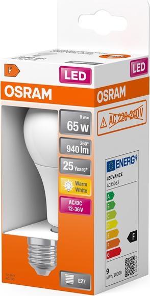 Produktbild Osram LED-Lampe (E27, 9 W, 940 lm, 6 x, F)