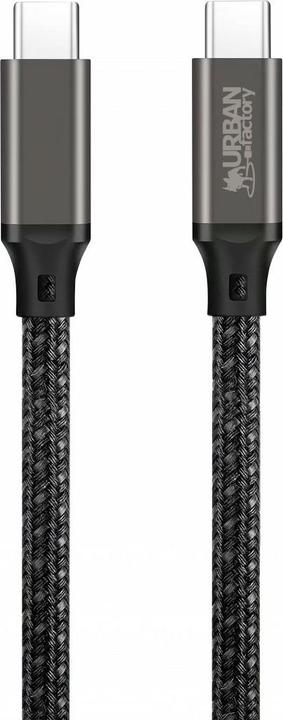 Urban Factory Câble De 2m USB-C Vers USB-C (2 m, 240 W)