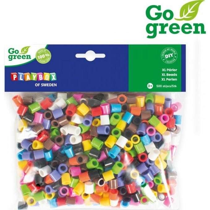 Playbox Bügelperlen Go Green XL 500 Stk.