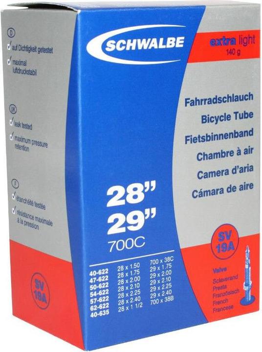 Productafbeelding Schwalbe Sv19 (Presta (SV), 27.5", 28", 29", 40 mm)
