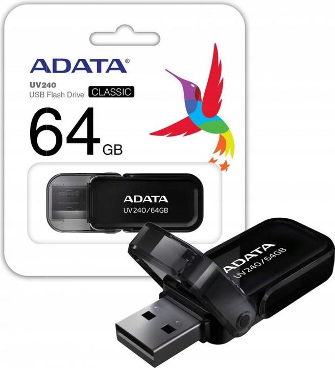 Actual product image Adata UV240 USB Flash Drive (64 GB, USB-A)