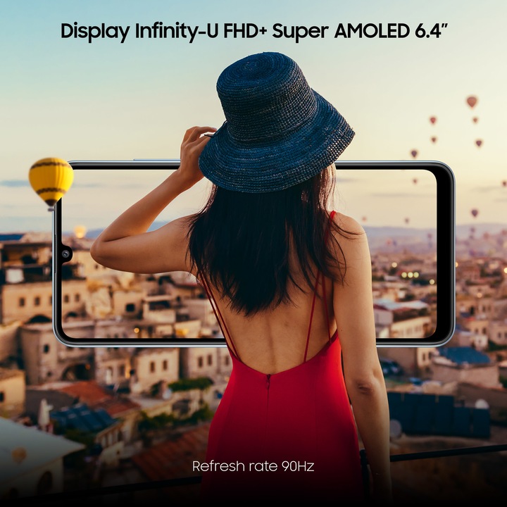 Produktbild Samsung Galaxy A32 EU (128 GB, Awesome Blue, 6.40", Dual SIM, 64.14 Mpx, 4G)