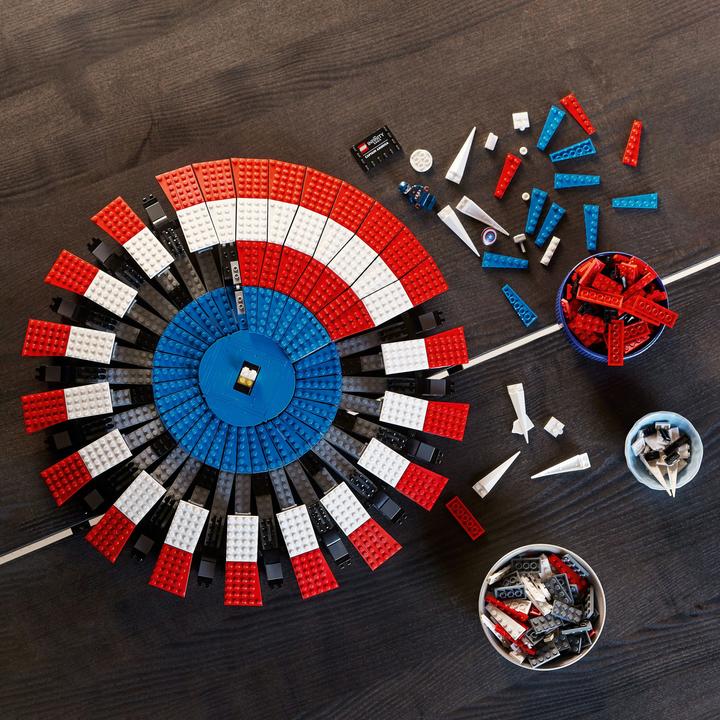 Produktbild LEGO Captain Americas Schild (76262, LEGO Marvel)