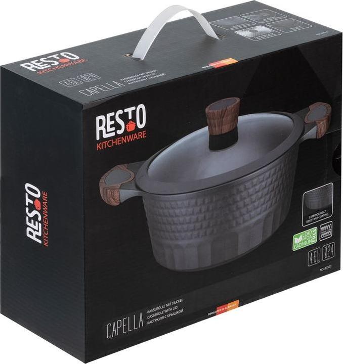 Productafbeelding Resto BRAADPAN D20CM 4,6L (24 cm, Steelpan, Aluminium)