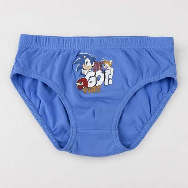 Actual product image Disney Jungen Unterwäsche-Set Single Jersey 3-teilig – Sonic (110, pack of 3)
