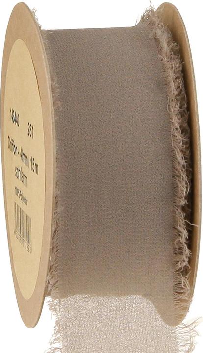 Produktbild Mabella Chiffon Dekoband mit Fransen