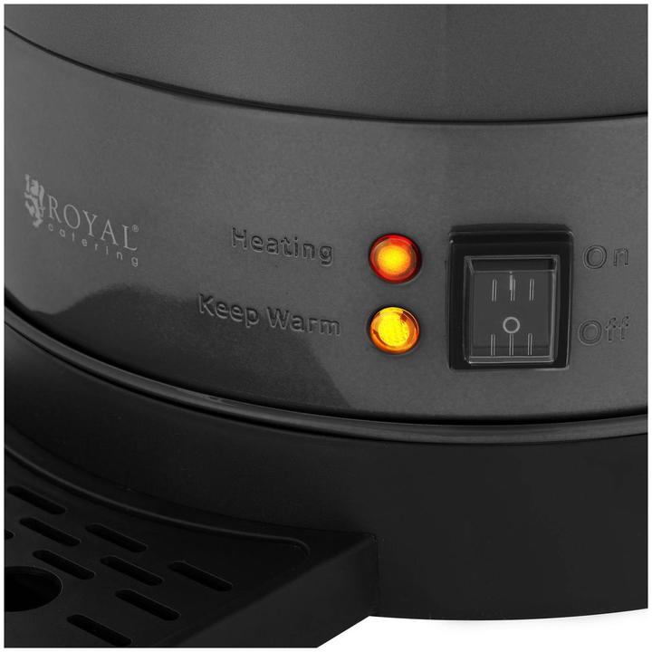 Produktbild Royal Catering Kaffeemaschine Kaffeeautomat Filterkaffeemaschine 14 L Edelstahl Ausguss Griff