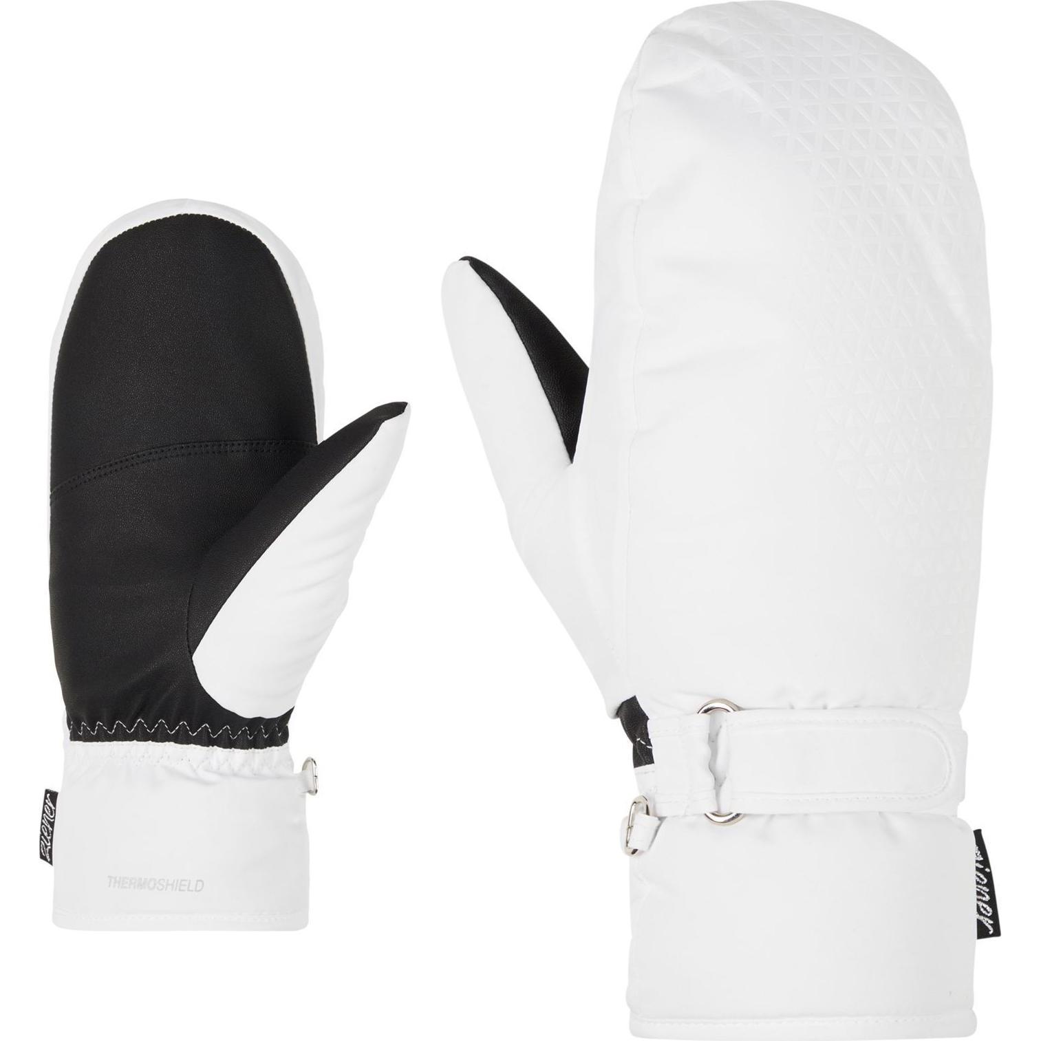 Ziener, Damen, Handschuhe, Women's Kisari AS(R), Weiss, (M)