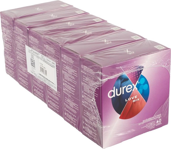 Actual product image Durex Love Mix 40pcs Paquet avantage (240 pcs.)