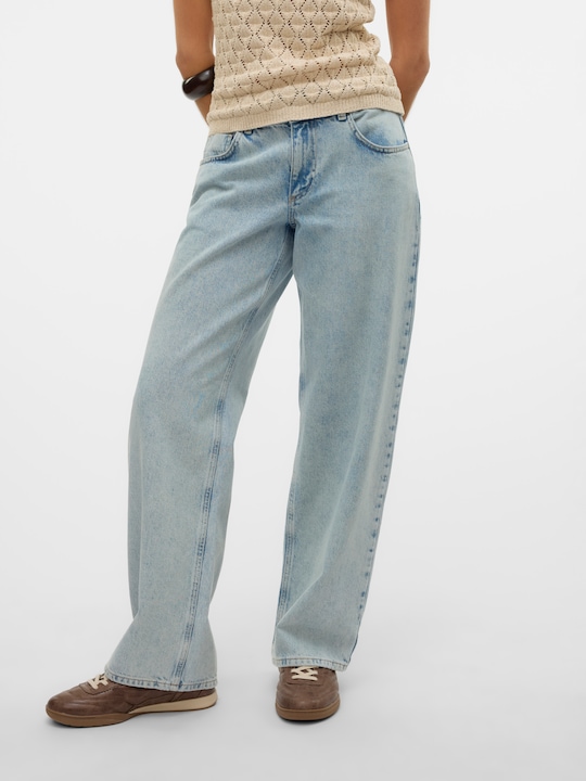 Produktbild Vero Moda VMRANCY Mid Rise Weiter Beinschnitt Jeans Weit geschnitten (W31/L32)