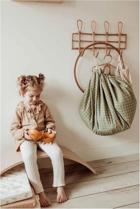 Produktbild play&go Organic Grid Storage Bag (140 x 140 cm)