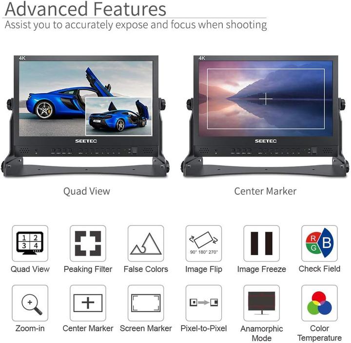 Produktbild Feelworld SEETEC ATEM156 15,6 Zoll-Live-Streaming Broadcast Director Monitor (15.60")