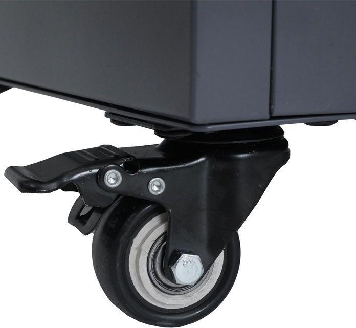 Produktbild Mendler Aktenschrank HWC-O50, abschliessbar, Stahl 98x80x40cm – dunkelgrau (80 x 40 x 98 cm)