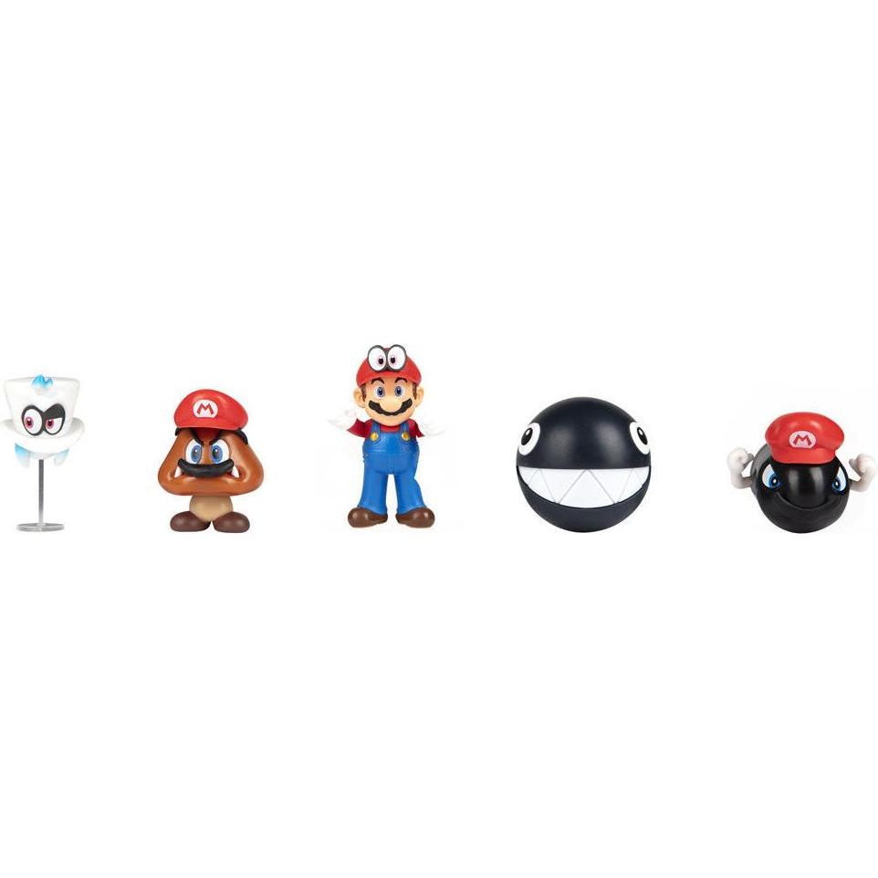 Jakks Pacific Super Mario Bros Pack 5 Figuren 6,5cm
