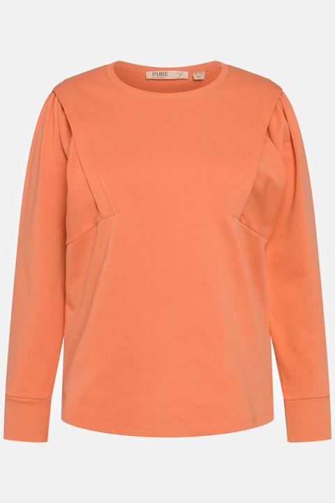 Produktbild Ulla Popken Sweatshirt, Rundhals, Statement-Langarm (54)
