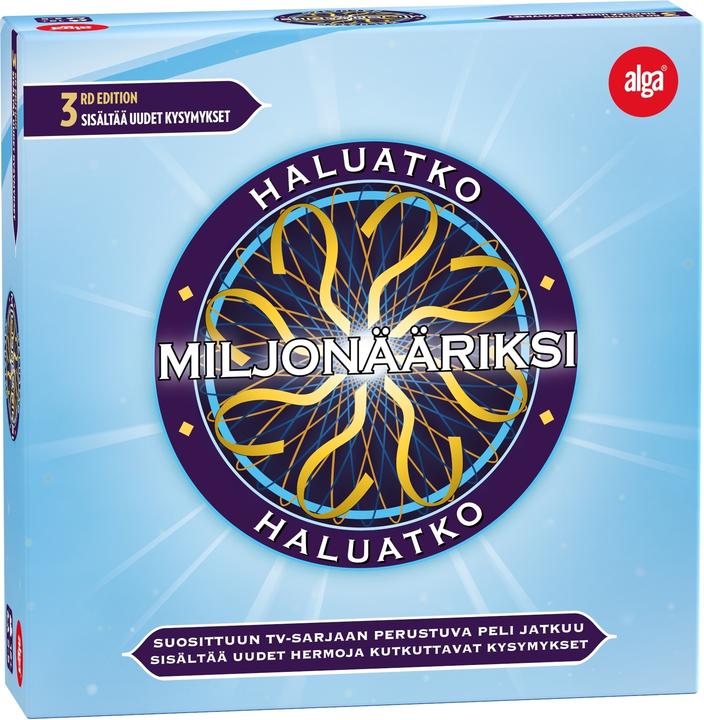 Actual product image Alga Haluatko Miljonääriksi 3rd Edition -lautapeli