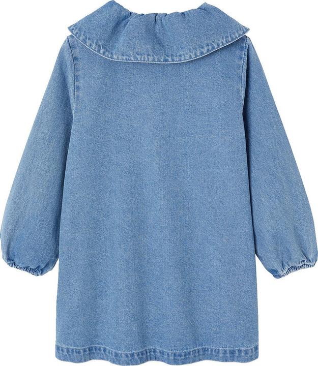 Image du produit Vertbaudet Jeanskleid Mädchen mit Rüschenkragen (128)