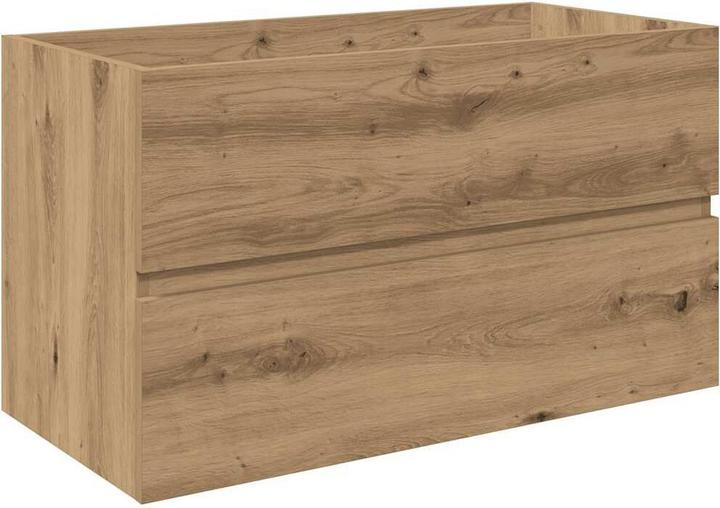 Produktbild vidaXL Waschbeckenunterschrank mit Einbaubecken und Wasserhahn Bad Waschtisch