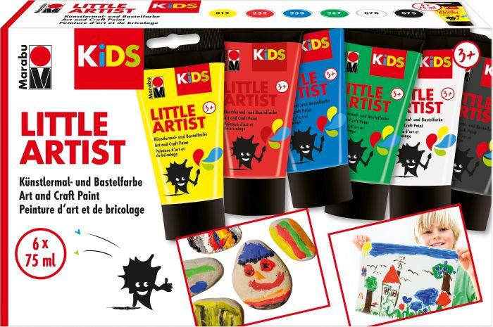Image du produit Marabu Little Artist Sort 6x75ml (Multicolore, 450 ml)