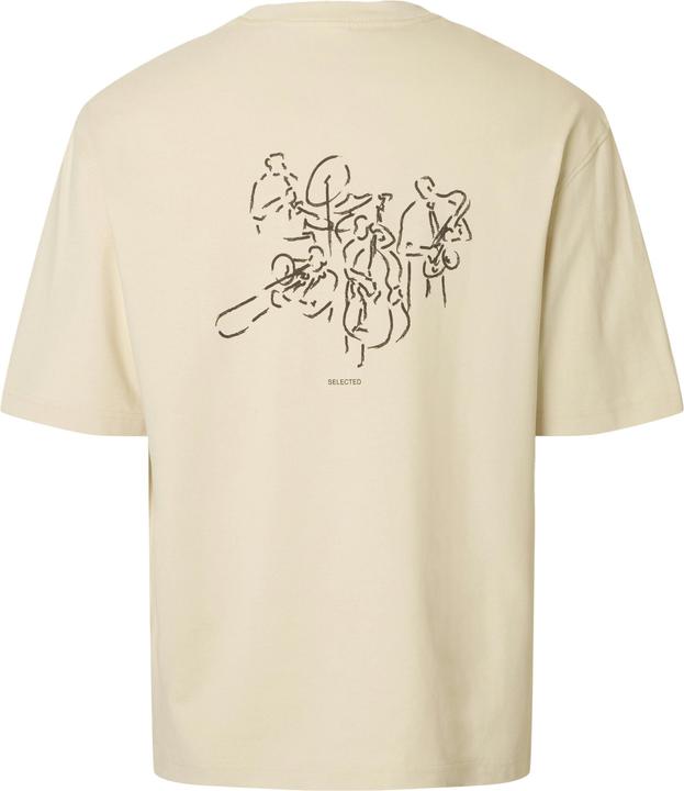 Produktbild Selected Print T-Shirt mit Rundhalsausschnitt (L)