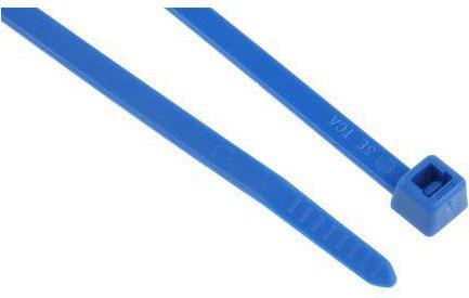 Produktbild HellermannTyton Kabelbinder T50R blau (Kunststoffkabelbinder, 200 mm, 100 Stk.)