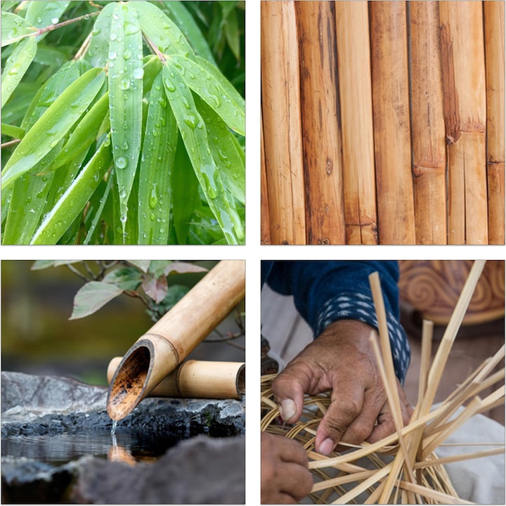 Actual product image Relaxdays Bamboo (34 x 33 x 140 cm)