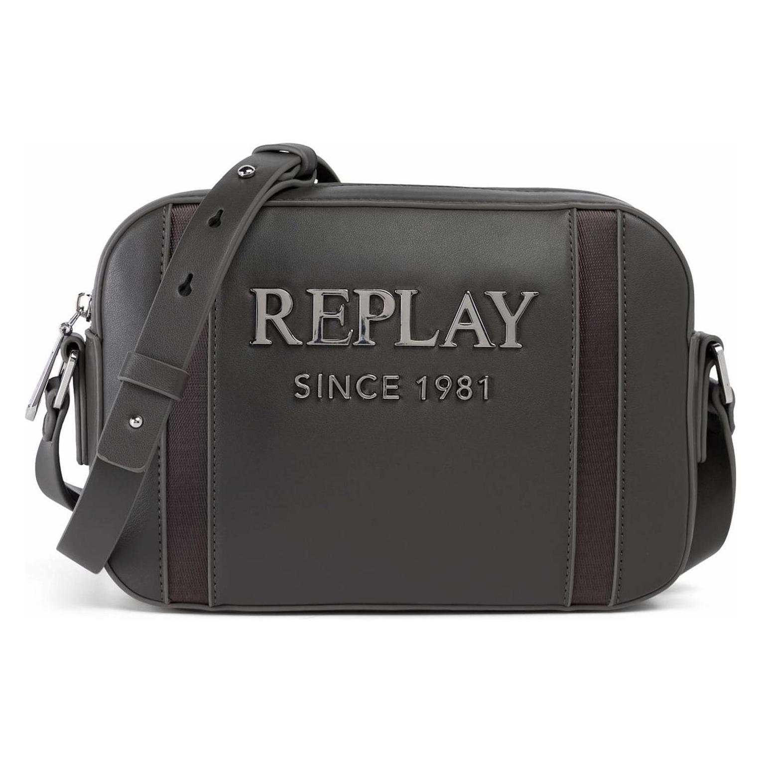 Replay, Damen, Handtasche, Crossbody Bag, Grau
