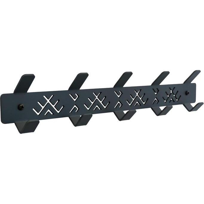 Glori ir Ko, Appendiabiti + Appendiabiti da parete, Clothes hanger Glori PK455-R3, 44 cm, anthracite gray