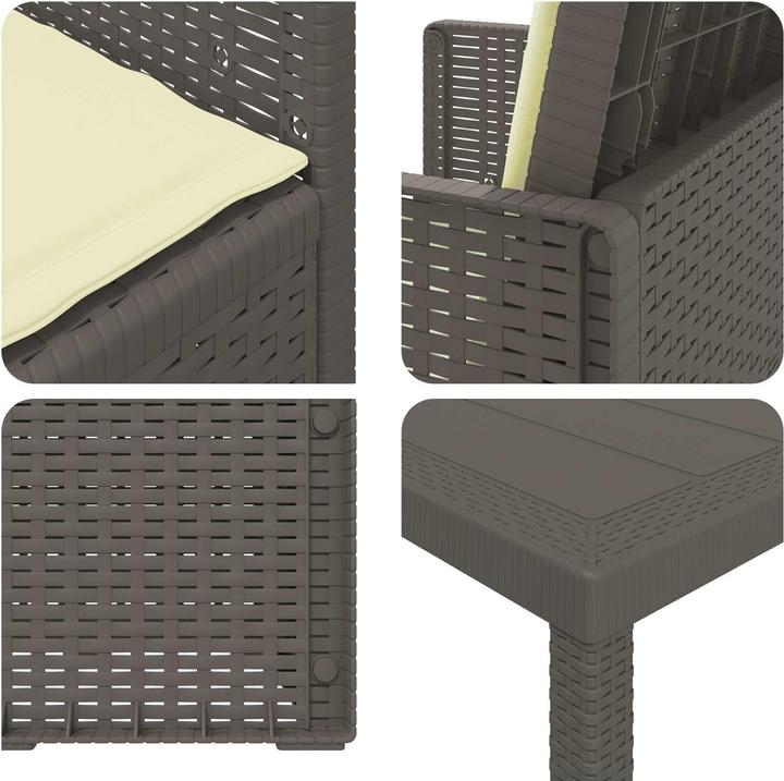 Produktbild vidaXL Modernes Esszimmer-Set