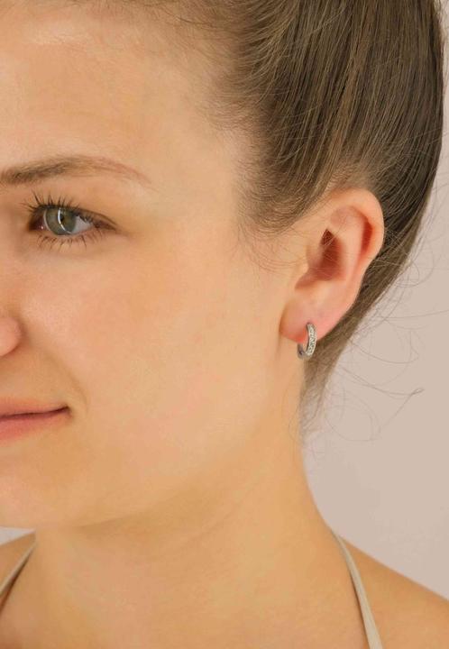 Produktbild Muau Creolen (Weissgold 750)