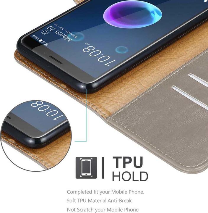 Actual product image Cadorabo Book Luxury Cover (HTC Desire 12)