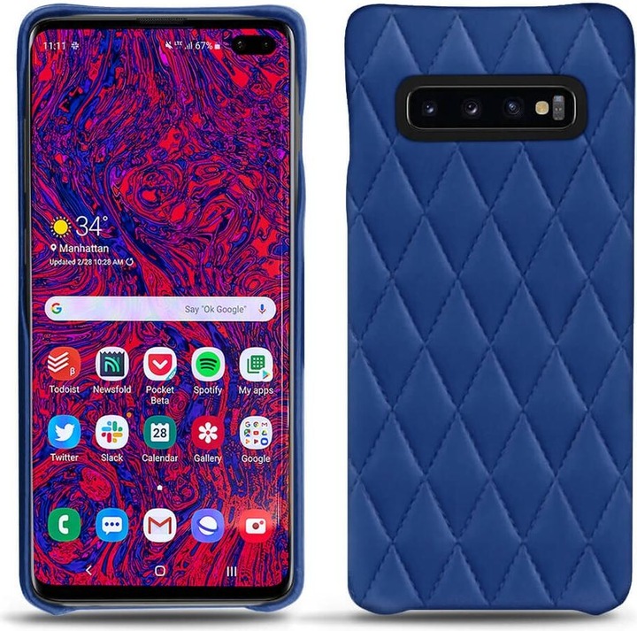 Noreve Lederschutzhülle (Samsung Galaxy S10 5G)