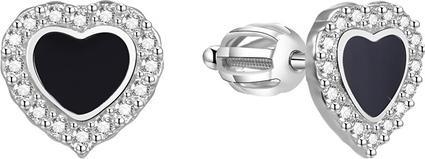 Produktbild Beneto Silver heart earrings AGUP1624S (L)
