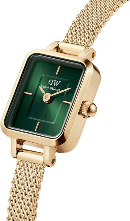 Actual product image Daniel Wellington Quadro Mini Evergold Emerald Gold (Analogue wristwatch, 15.50 mm)