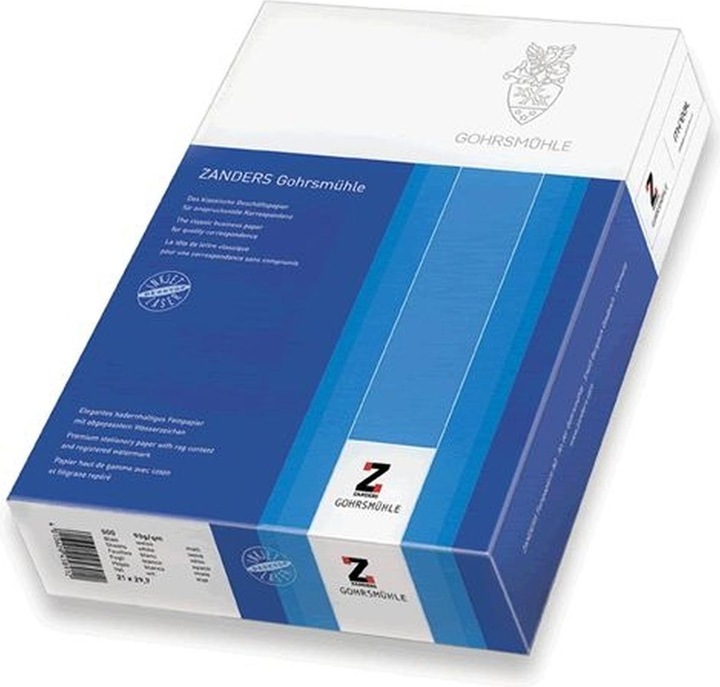 Produktbild Zanders Briefpapier Gohrsmühle Papierformat: DIN A4 Grammatur: 80 g/m² (1 Stk.)